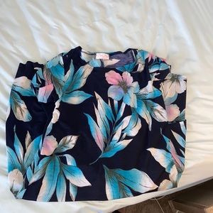 PINK LILY BOUTIQUE HIGH LOW TROPICAL DRESS